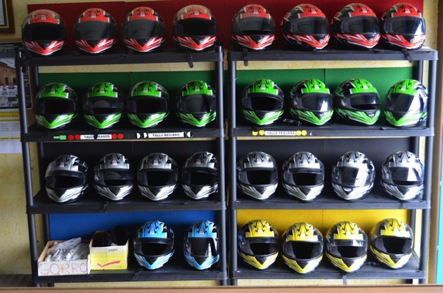 Cascos por colores
